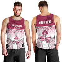 Personalized Adi Cakobau School Men Tank Top With Fijian Tapa Pattern LT05 - Polynesian Pride