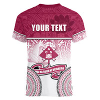 personalized-adi-cakobau-school-women-v-neck-t-shirt-with-fijian-tapa-pattern