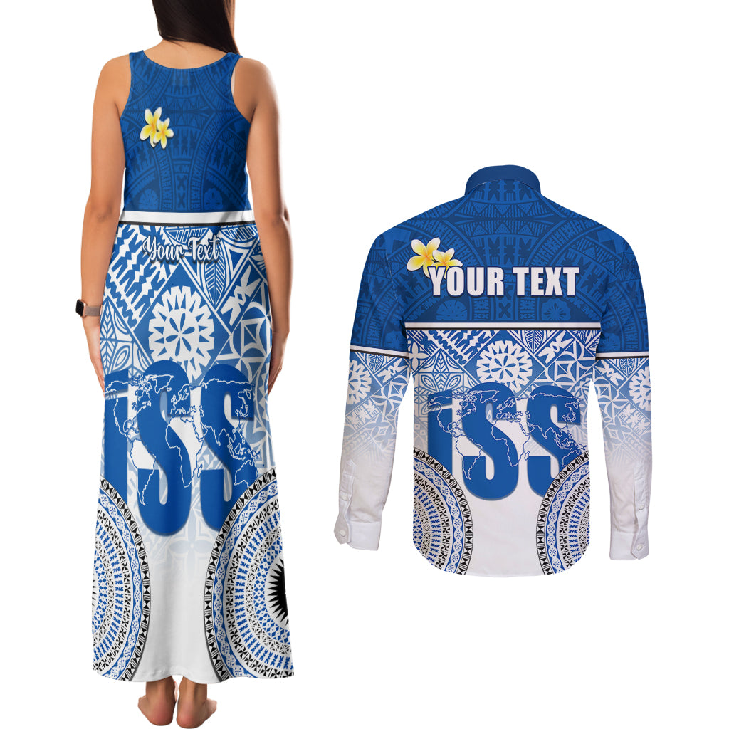 personalized-international-school-suva-couples-matching-tank-maxi-dress-and-long-sleeve-button-shirts-with-fijian-tapa-pattern