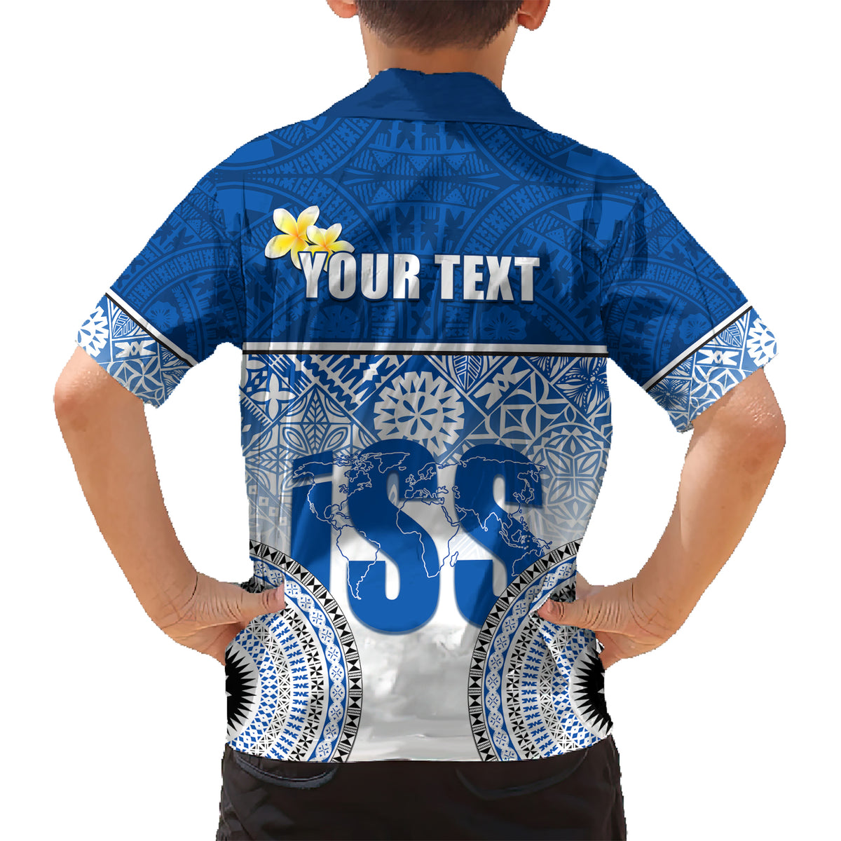 Personalized International School Suva Kid Hawaiian Shirt With Fijian Tapa Pattern LT05 - Polynesian Pride