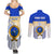 Personalized Ratu Kadavulevu School Couples Matching Summer Maxi Dress and Long Sleeve Button Shirts With Fijian Tapa Pattern LT05 - Polynesian Pride