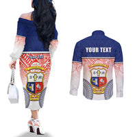 personalized-marist-brothers-high-school-couples-matching-off-the-shoulder-long-sleeve-dress-and-long-sleeve-button-shirts-with-fijian-tapa-pattern