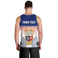 Personalized Marist Brothers High School Men Tank Top With Fijian Tapa Pattern LT05 - Polynesian Pride