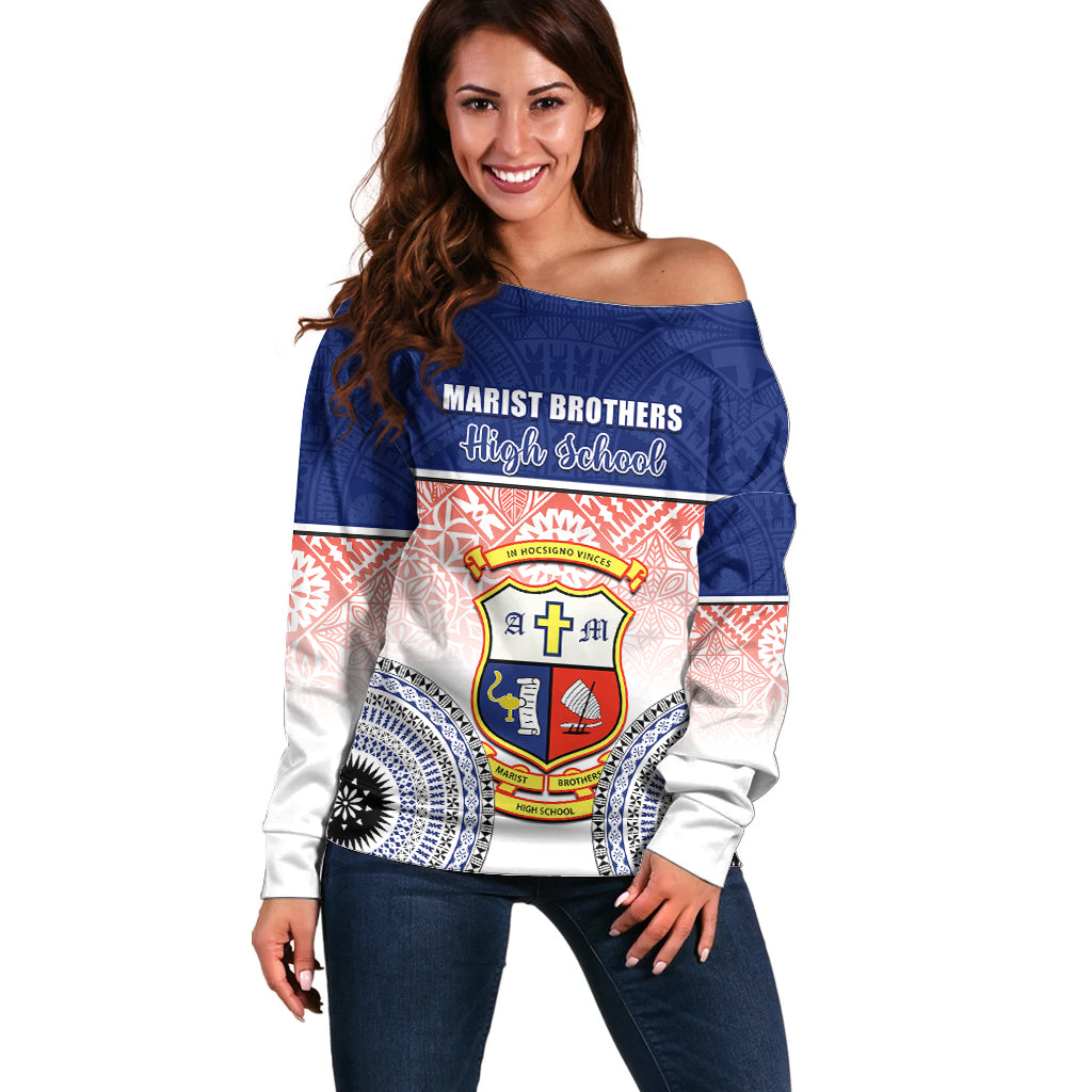 personalized-marist-brothers-high-school-off-shoulder-sweater-with-fijian-tapa-pattern