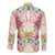 Hawaii Palaka Family Matching Mermaid Dress and Hawaiian Shirt Yellow Tribal Pattern With Tropical Flowers - Polynesian Pride
