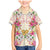 Hawaii Palaka Family Matching Mermaid Dress and Hawaiian Shirt Yellow Tribal Pattern With Tropical Flowers - Polynesian Pride