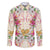 Hawaii Palaka Family Matching Off The Shoulder Long Sleeve Dress and Hawaiian Shirt Yellow Tribal Pattern With Tropical Flowers - Polynesian Pride