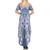 Hawaii Violet Palaka Family Matching Summer Maxi Dress and Hawaiian Shirt With Tapa Pattern Tropical Flowers - Polynesian Pride