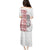 Aotearoa New Zealand Family Matching Puletasi Dress and Hawaiian Shirt Maori Marae Pattern Tiki LT05 - Polynesian Pride