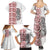 Aotearoa New Zealand Family Matching Summer Maxi Dress and Hawaiian Shirt Maori Marae Pattern Tiki LT05 - Polynesian Pride