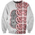 Aotearoa New Zealand Sweatshirt Maori Marae Pattern Tiki LT05 Unisex White - Polynesian Pride