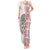 Aotearoa New Zealand Tank Maxi Dress Maori Marae Pattern Tiki LT05 Women White - Polynesian Pride