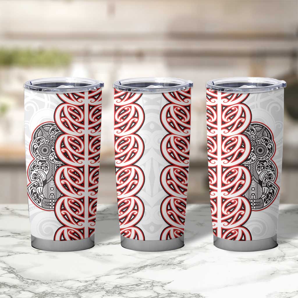 Aotearoa New Zealand Tumbler Cup Maori Marae Pattern Tiki LT05 - Polynesian Pride