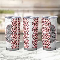 Aotearoa New Zealand Tumbler Cup Maori Marae Pattern Tiki LT05 - Polynesian Pride