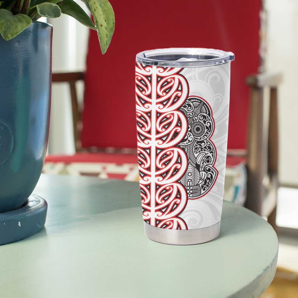 Aotearoa New Zealand Tumbler Cup Maori Marae Pattern Tiki LT05 - Polynesian Pride