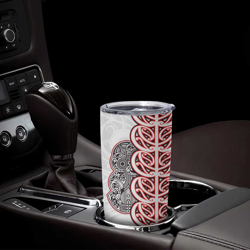 Aotearoa New Zealand Tumbler Cup Maori Marae Pattern Tiki LT05 - Polynesian Pride