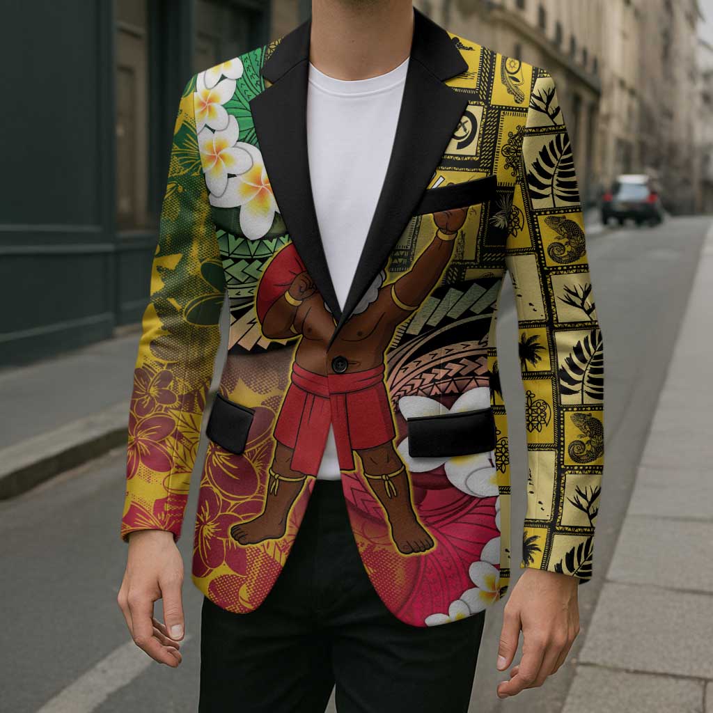 Vanuatu Christmas Blazer Ni-Van Santa Retro Style - Polynesian Pride