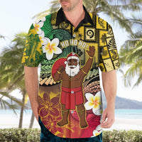 Vanuatu Christmas Hawaiian Shirt Ni-Van Santa Retro Style - Polynesian Pride