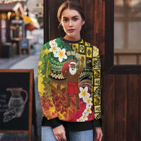 Vanuatu Christmas Ugly Christmas Sweater Ni-Van Santa Retro Style - Polynesian Pride