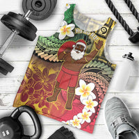 Vanuatu Christmas Men Tank Top Ni-Van Santa Retro Style - Polynesian Pride