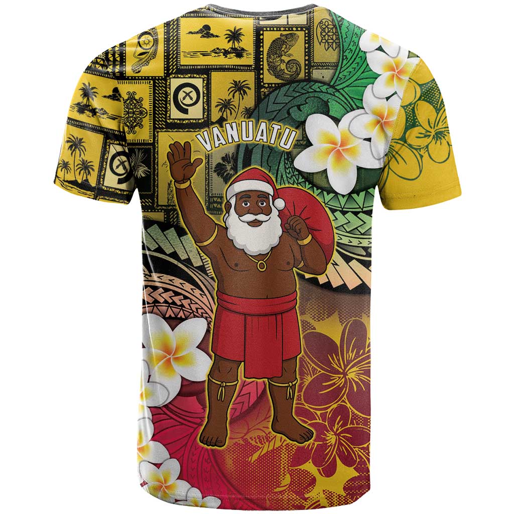 Vanuatu Christmas T Shirt Ni-Van Santa Retro Style - Polynesian Pride