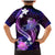 Galaxy Polynesian Pattern With Tropical Flowers Family Matching Mermaid Dress and Hawaiian Shirt LT05 - Polynesian Pride