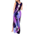 Galaxy Polynesian Pattern With Tropical Flowers Tank Maxi Dress LT05 - Polynesian Pride