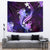 Galaxy Polynesian Pattern With Tropical Flowers Tapestry LT05 - Polynesian Pride