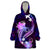 Galaxy Polynesian Pattern With Tropical Flowers Wearable Blanket Hoodie LT05 One Size Galaxy - Polynesian Pride