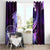 Galaxy Polynesian Pattern With Tropical Flowers Window Curtain LT05 - Polynesian Pride