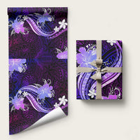 Galaxy Polynesian Pattern With Tropical Flowers Wrapping Paper LT05 58" × 23" Galaxy - Polynesian Pride