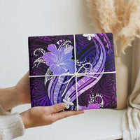 Galaxy Polynesian Pattern With Tropical Flowers Wrapping Paper LT05 - Polynesian Pride