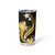 Gold Polynesian Pattern With Tropical Flowers Tumbler Cup