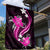 Pink Polynesian Pattern With Tropical Flowers Garden Flag LT05 - Polynesian Pride