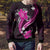 Pink Polynesian Pattern With Tropical Flowers Ugly Christmas Sweater