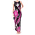 Pink Polynesian Pattern With Tropical Flowers Tank Maxi Dress LT05 Women Pink - Polynesian Pride