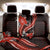 Red Polynesian Pattern With Tropical Flowers Back Car Seat Cover LT05 - Polynesian Pride