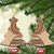 Samoa Siapo Pattern Simple Style Ceramic Ornament LT05 Christmas Tree Brown - Polynesian Pride