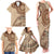 Samoa Siapo Pattern Simple Style Family Matching Tank Maxi Dress and Hawaiian Shirt LT05 - Polynesian Pride