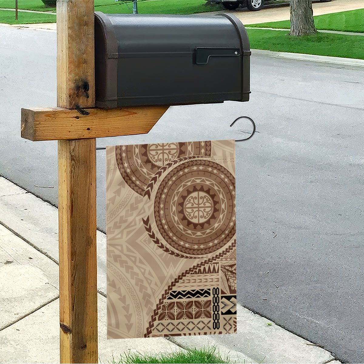 Samoa Siapo Pattern Simple Style Garden Flag LT05 - Polynesian Pride