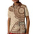 Samoa Siapo Pattern Simple Style Kid Polo Shirt LT05 Kid Brown - Polynesian Pride