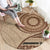 Samoa Siapo Pattern Simple Style Round Carpet LT05 - Polynesian Pride