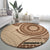 Samoa Siapo Pattern Simple Style Round Carpet LT05 - Polynesian Pride