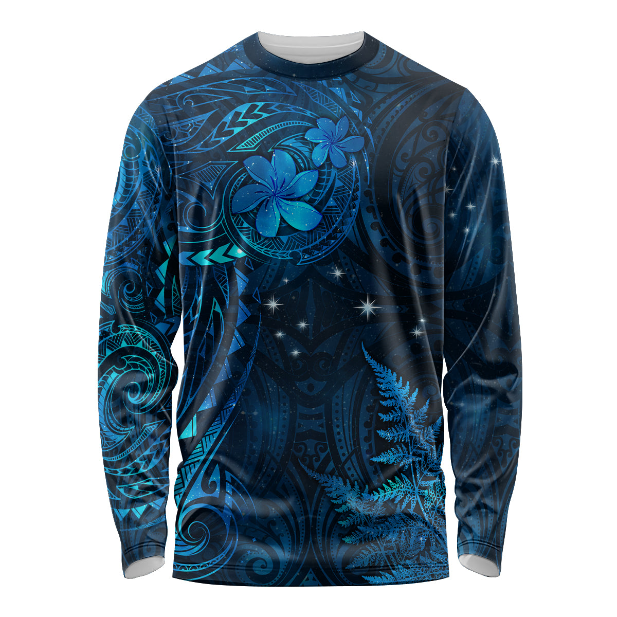 New Zealand Matariki Long Sleeve Shirt Maori New Year LT05 Unisex Blue - Polynesian Pride