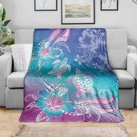 Polynesia Sea Turtle Couple Blanket Love Is Life LT05 - Polynesian Pride