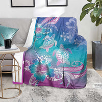 Polynesia Sea Turtle Couple Blanket Love Is Life LT05 - Polynesian Pride