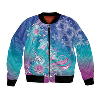 Polynesia Sea Turtle Couple Bomber Jacket Love Is Life