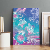Polynesia Sea Turtle Couple Canvas Wall Art Love Is Life LT05 - Polynesian Pride