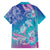 Polynesia Sea Turtle Couple Family Matching Off Shoulder Maxi Dress and Hawaiian Shirt Love Is Life