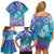 Polynesia Sea Turtle Couple Family Matching Off Shoulder Short Dress and Hawaiian Shirt Love Is Life